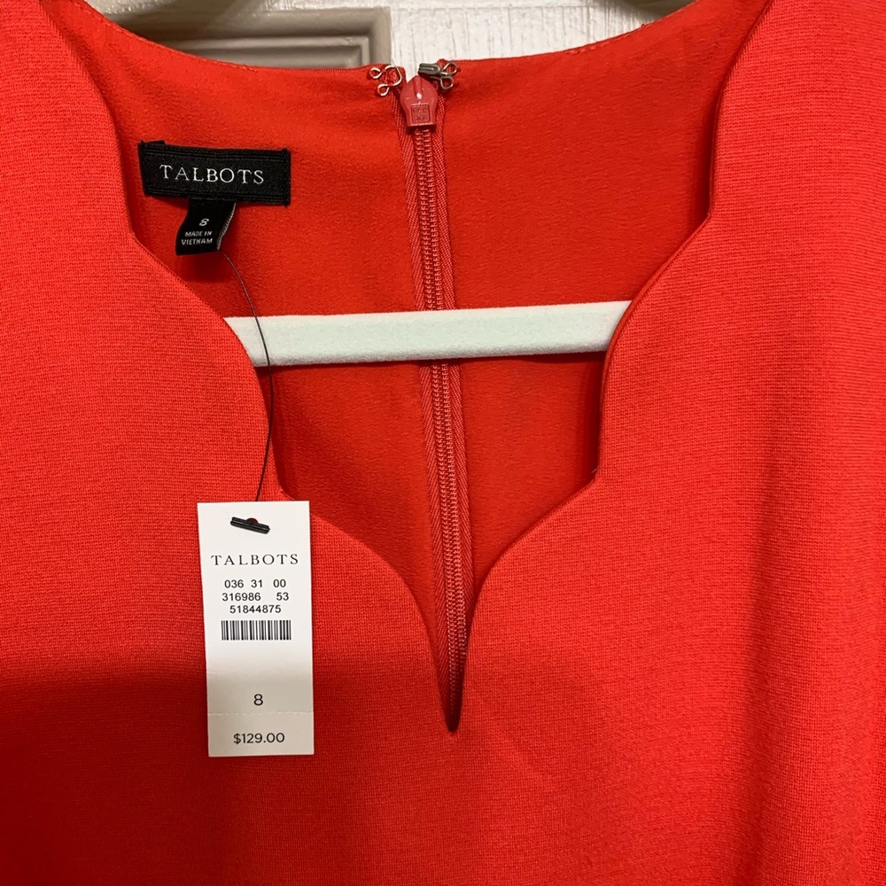 Comfortable reddish/orange dress